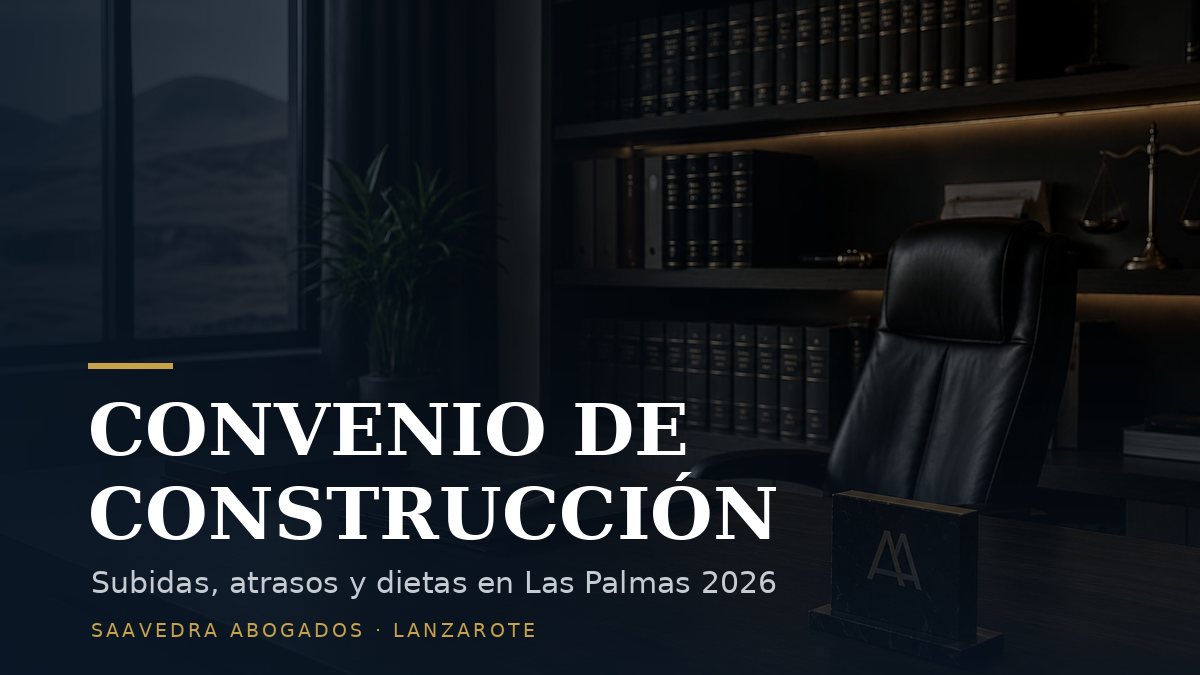 Convenio de construcción de Las Palmas 2026