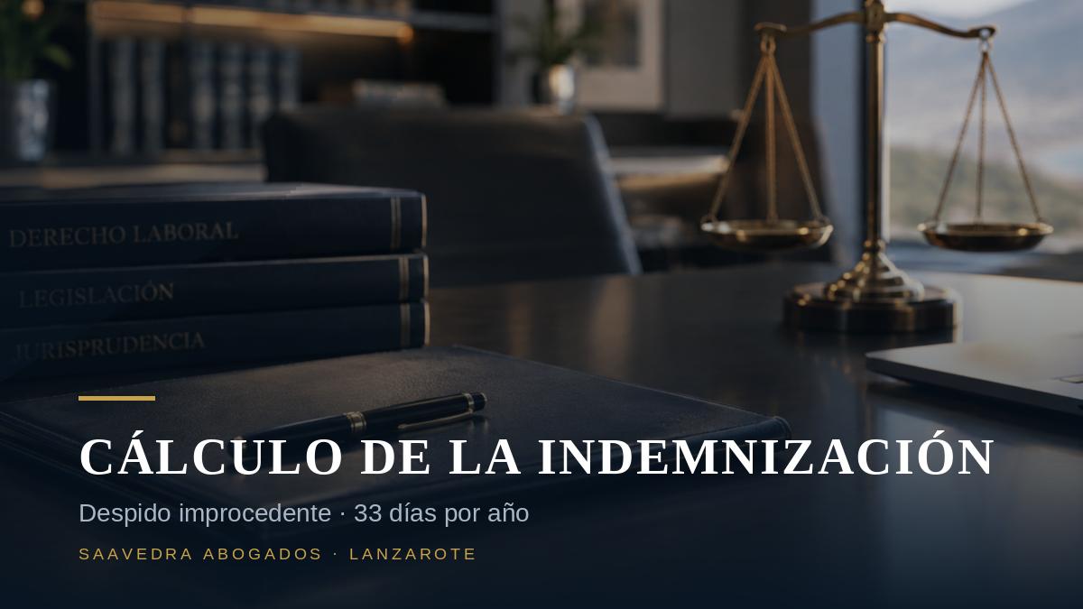 Cómo se calcula la indemnización por despido improcedente en Lanzarote