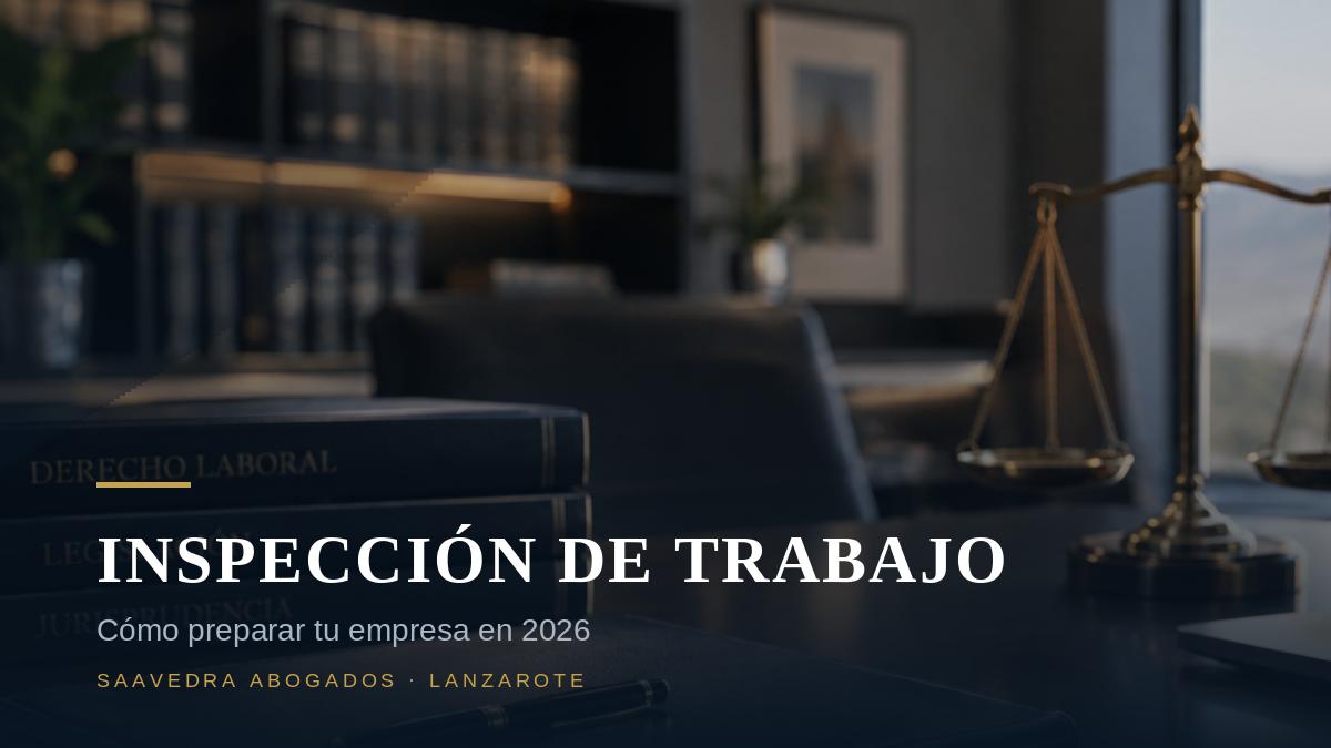 Inspección de Trabajo en Lanzarote 2026: cómo preparar tu empresa