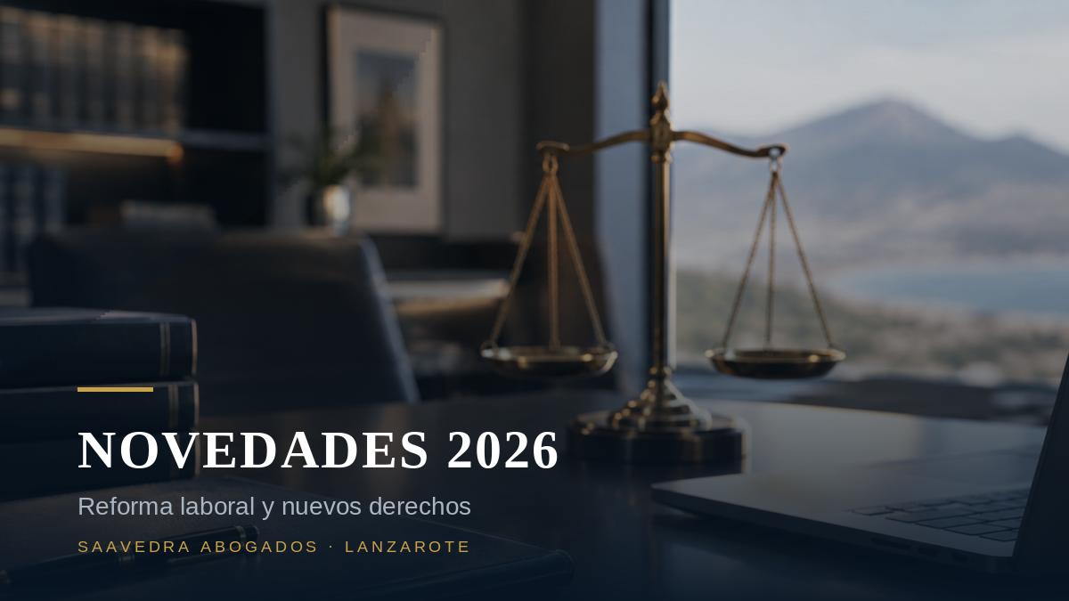 Novedades laborales 2026 Lanzarote